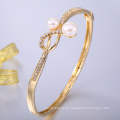 Pulsera del brazalete del OEM de la joyería del oro de la venta al por mayor de la fábrica 18k fabricada en China